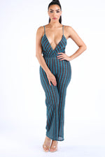 Load image into Gallery viewer, Spaghetti Jumpsuit Teal
