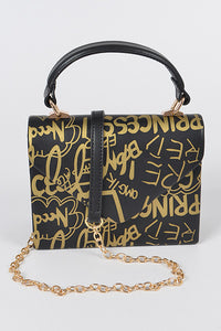 Mini Graffiti Chic (Blk & Gold Edition)