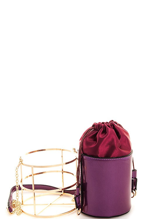 Purple Lipstick Purse