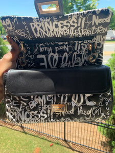 Graffiti clutch