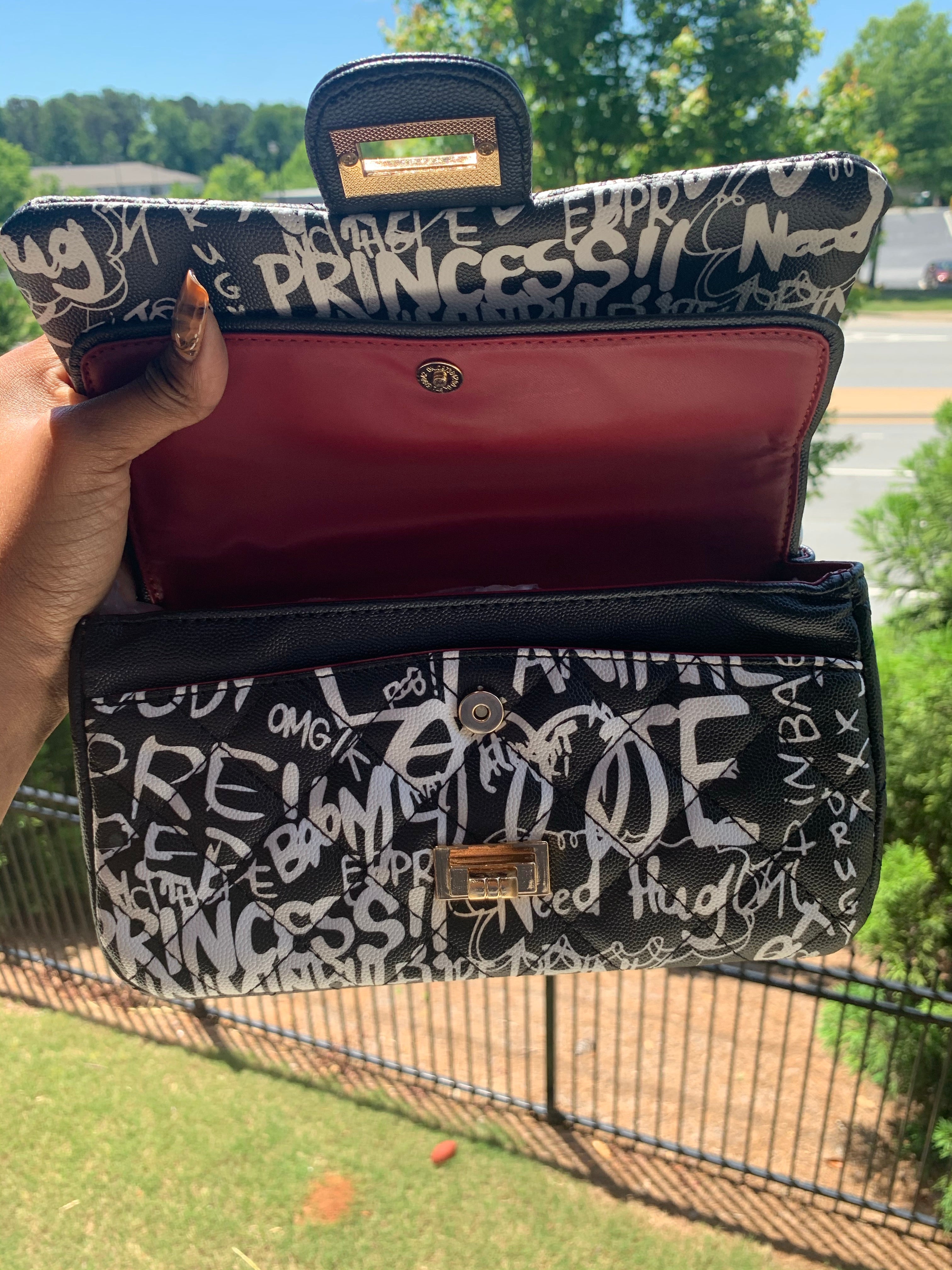 Graffiti clutch