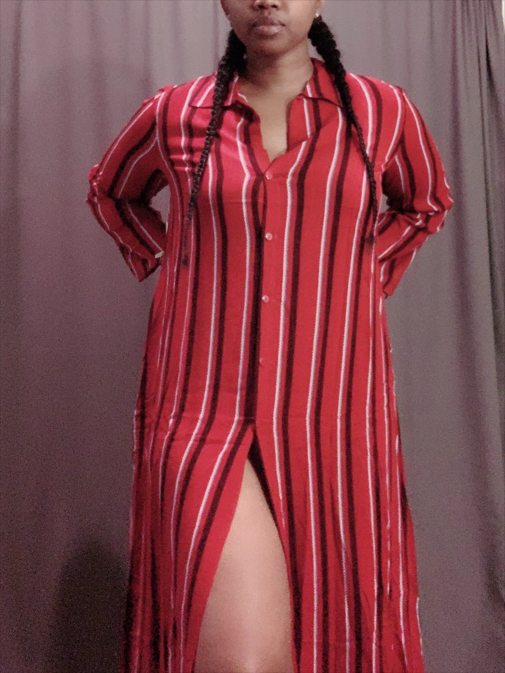 Long Red Stripes