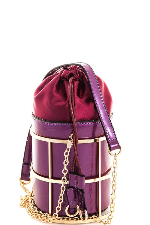 Purple Lipstick Purse