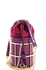 Load image into Gallery viewer, Purple Lipstick Purse
