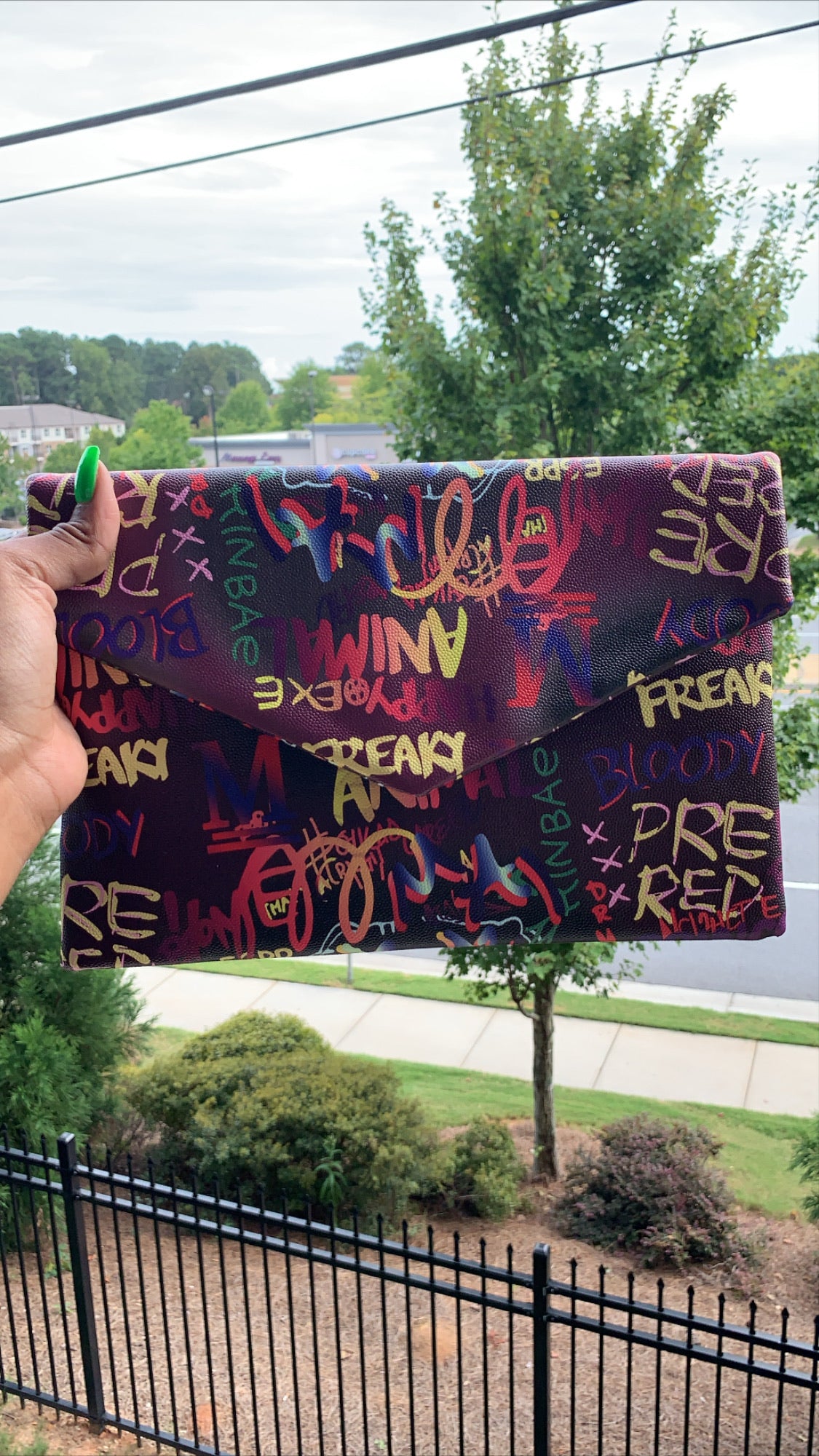 Graffiti Chic Clutch Multi