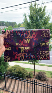 Graffiti Chic Clutch Multi