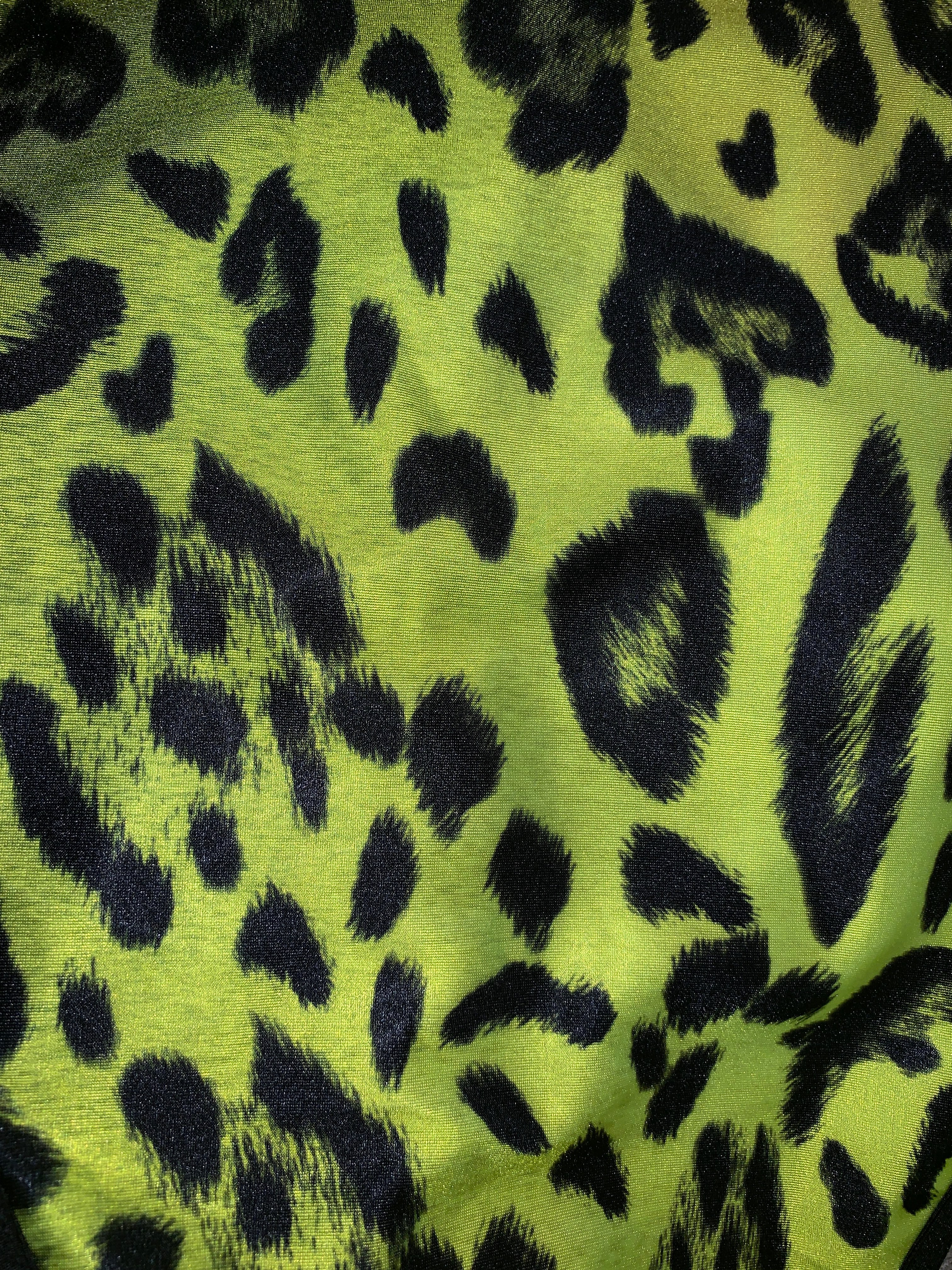 Electric Yellow Cheetah Bodysuit