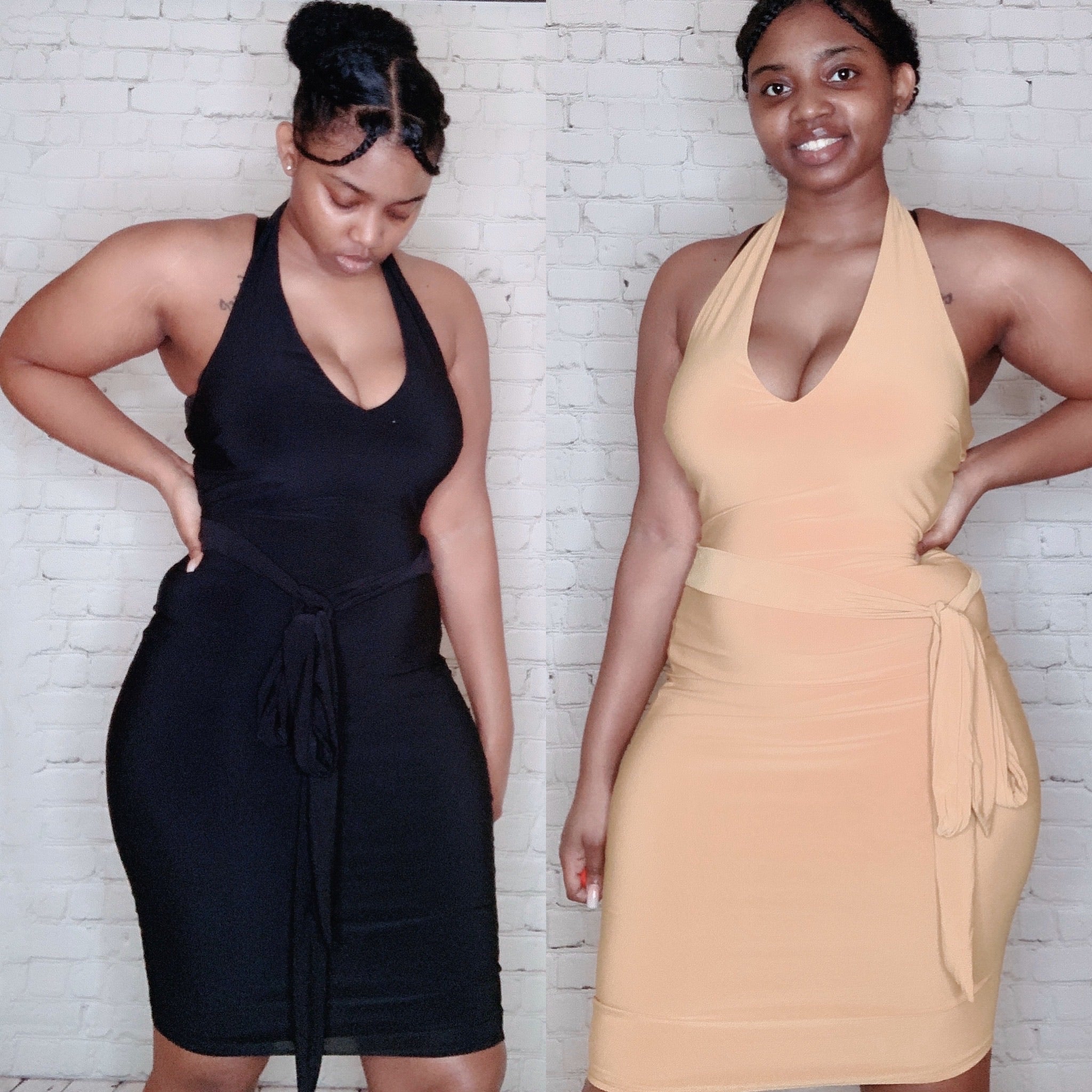 Halter dress (2 colors available)